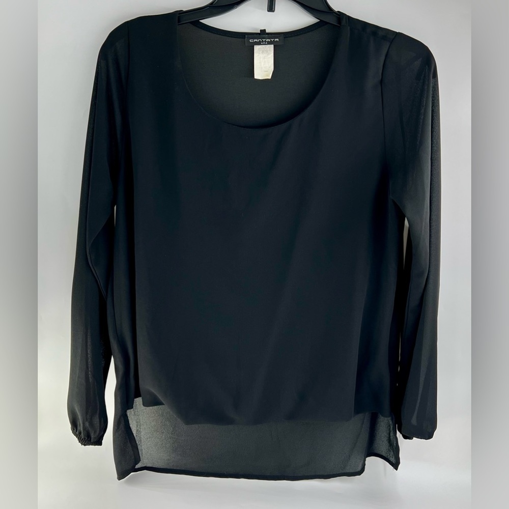 Cantata Women’s Black Blouse